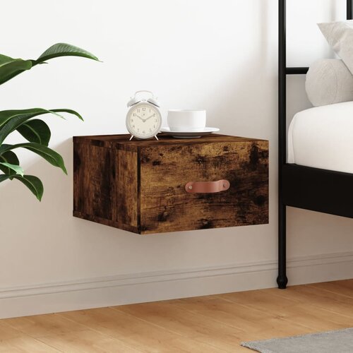 vidaXL Zidni noćni ormarić boja dimljenog hrasta 35x35x20 cm Cijene