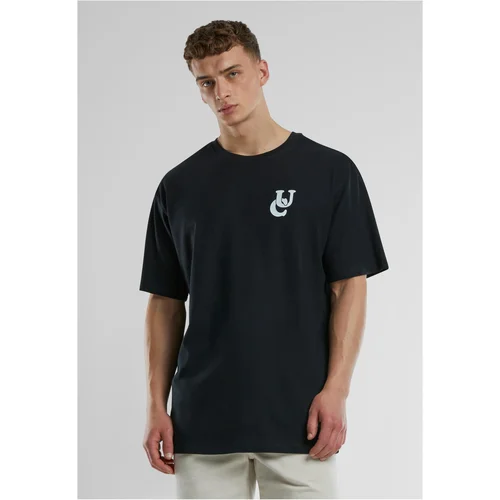 Urban Classics Men's T-shirt UC Weavy Logo Heavy Oversized black