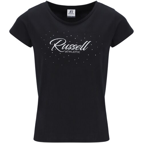 Russell Athletic AVA S/S CREWNECK TEE SHIRT, ženska majica, crna A41641 Cene