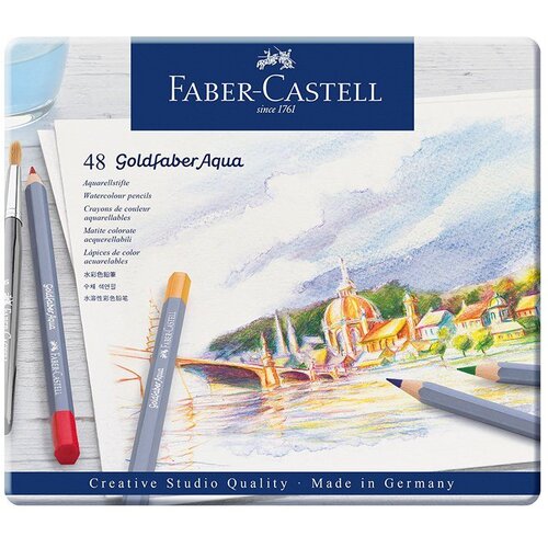 Faber-Castell Akvarelne barvice Goldfaber Aqua set 48, (20728354) Cene