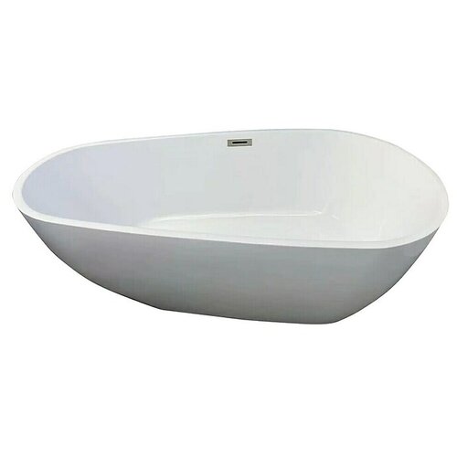 Sanotechnik Samostojeća kada Chicago (D x Š x V: 170 x 75 x 58 cm, Sanitarni akril, Bijela, 250 l) Cijene