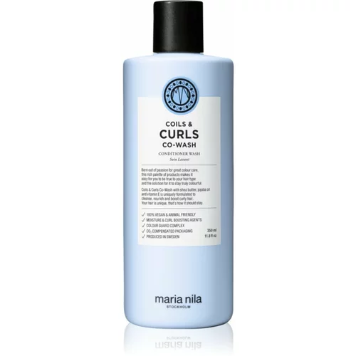 Maria Nila Coils & Curls Co-Wash šampon i regenerator za valovitu i kovrčavu kosu 350 ml