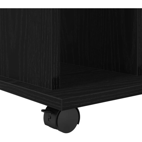  Mobilni ormar Crni hrast 60 x 45 x 55 cm Konstruirano drvo Slike