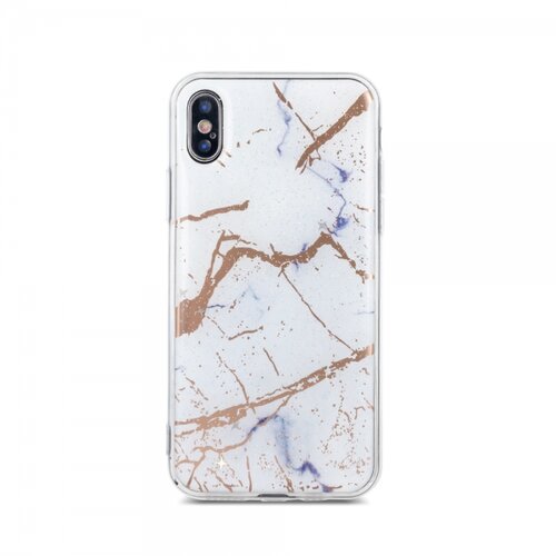  Silikonski ovitek Marmor za Samsung Galaxy A70 A705 - bel Slike
