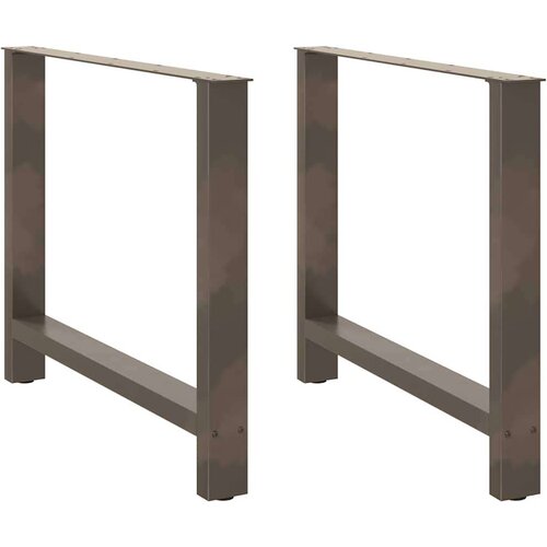 Noge za blagovaonski stol Prirodni čelik 2 kom 100 x (72-73) cm Čelik - Prirodna 100 x (72-73) cm 2 1 Slike