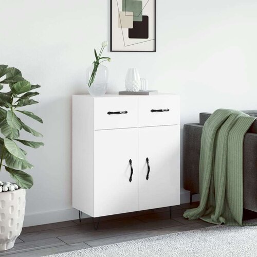 vidaXL Komoda sjajna bijela 69 5x34x90 cm od konstruiranog drva Cene