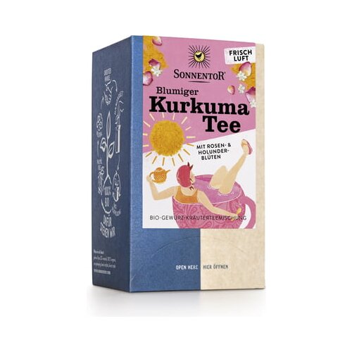 Sonnentor Cvetlični kurkumin čaj Cene