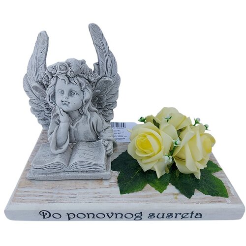  Dekorativna figura anđeo sa knjigom, do ponovnog susreta 156AR Cene