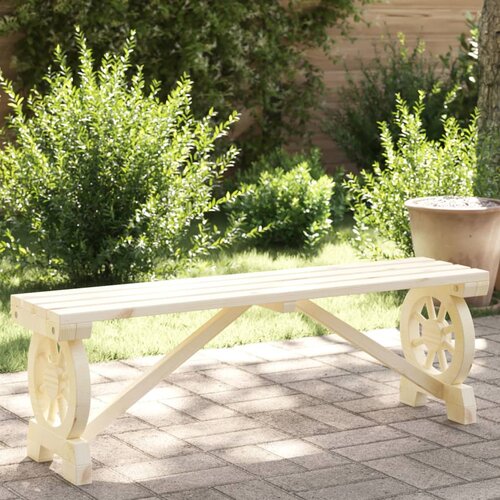 VidaXL Vrtna klop 115 cm trden les jelke Slike
