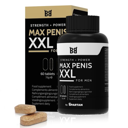 BlackBull By Spartan Tablete za povečanje penisa - Max Panis XXl Strength + Power, 60 kos Slike
