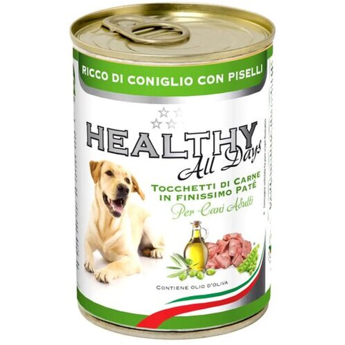 Kippy Healthy All Days vlažna hrana u konzervi za pse, Zečetina i gra&amp;scaron;ak 300 g Slike
