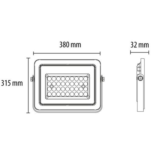 Prosto LED reflektor SMD 200W/220VAC, 6500K, crni, Cene