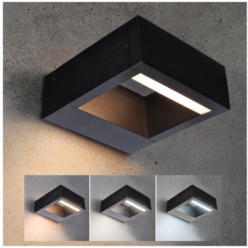  Brilagi - Spolja&scaron;nja LED svetiljka RAGUSA LED/7W/230V 3000/4000/6000K crna IP54 Cene