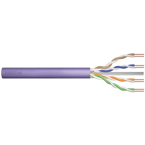 Digitus Installation cable cat.6, U /UTP, B2ca, AWG23 /1, LSOH, 500m, purple, reel Cijene
