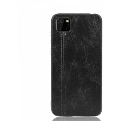 Nillkin silikonski ovitek eko usnje za huawei Y5p črn Slike