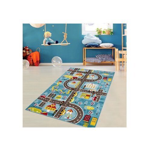 Conceptum Hypnose dečiji tepih trafik blue 140 x 200 (690CCL1118) Cene