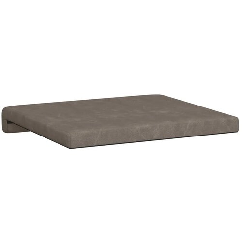  Jastučić za klupu 4 kom. Umjetna koža Siva Dubina 35 cm - Siva 4 Slike