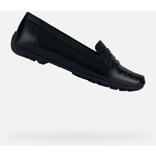 Geox Black women's moccasins Kosmopolis + Grip - Women's Cijene
