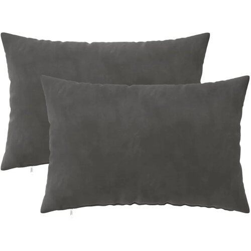  Presvlaka za jastuk 2 pcs HEERLEN Tamnosiva 50 x 75 cm Bar&scaron;un - Tamnosiva 50 x 75 cm 2 Cijene