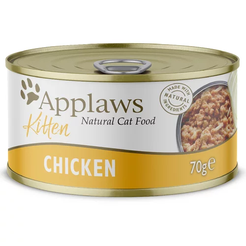 Applaws Ekonomično pakiranje u juhi 24 x 70 g - Kitten piletina