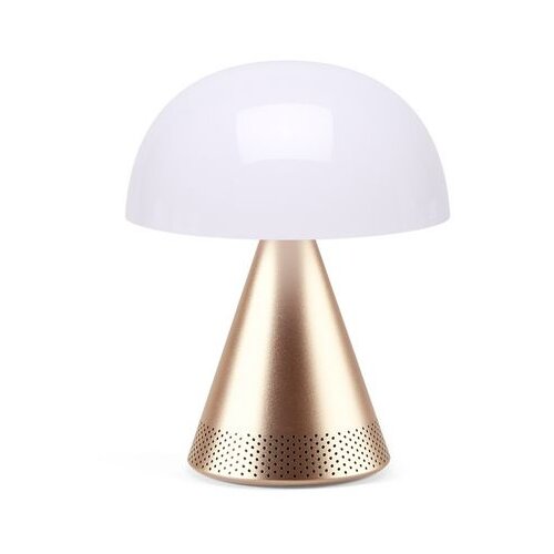 Lexon MINA L AUDIO prijenosna lampa s Bluetooth zvučnikom - Zlatna Cijene