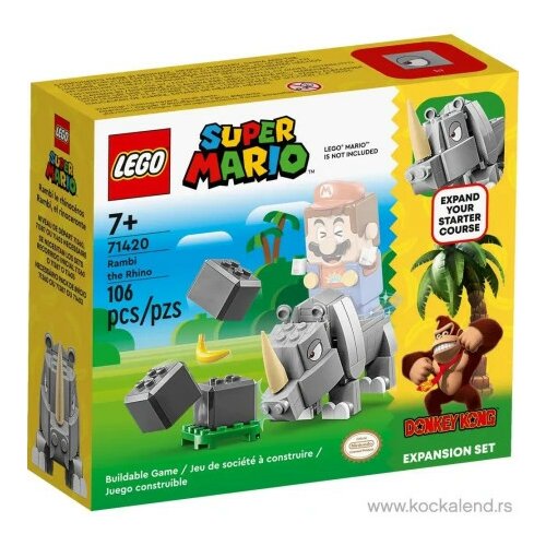 Lego supermario rambi the rhino expansion set ( LE71420 ) Slike