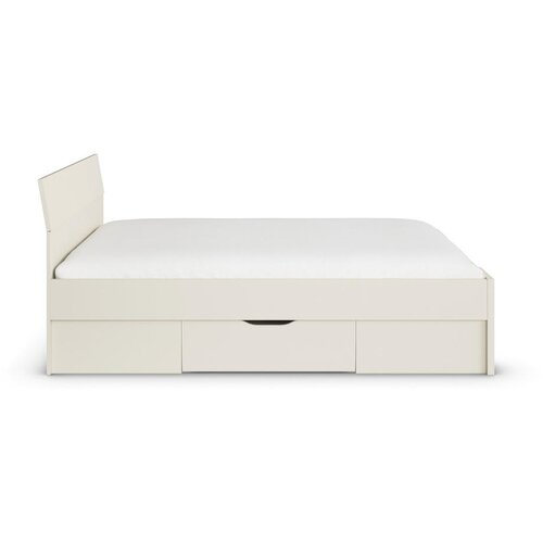 Boxxx POSTELJA 140 cm x 200 cm , leseni material barve &amp;scaron;ampanjca Slike