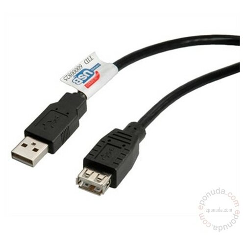 Rotronic Secomp USB2.0 A-A M/F beige 3.0m kabal Slike