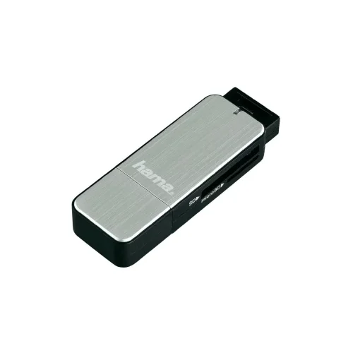 Hama Vanjski čitač memorijskih kartica USB 3.0 srebrni