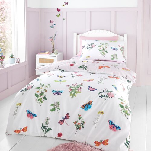 RHS Dječja posteljina za krevet za jednu osobu 135x200 cm Butterfly Garden &amp;ndash; Slike
