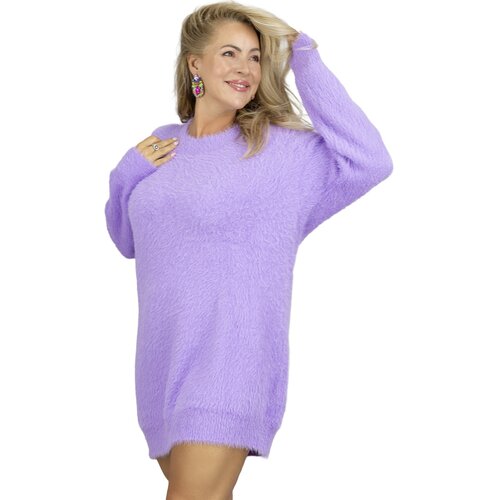 Pri Fluffy sweater knit dress round neckline FLUFFY Cijene