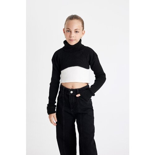 Defacto girls Crop Turtleneck Sweater Cene