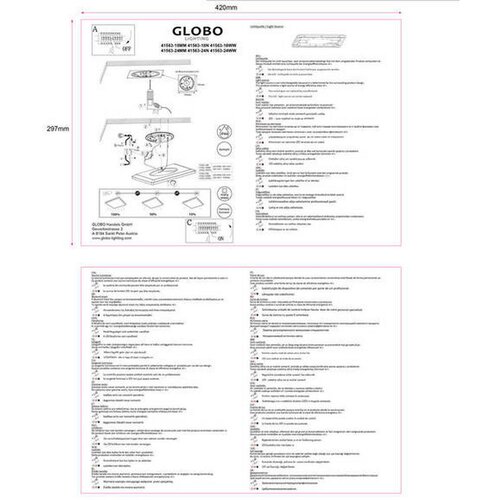 Globo 41563-24N - LED prigu&amp;scaron;iva svetiljka za kupatilo SAPANA LED/24W/230V IP44 Slike