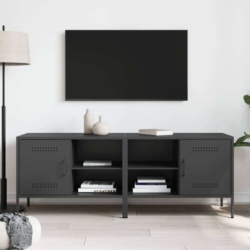 vidaXL TV ormarići 2 kom crni 68 x 39 x 50,5 cm čelični Cijene