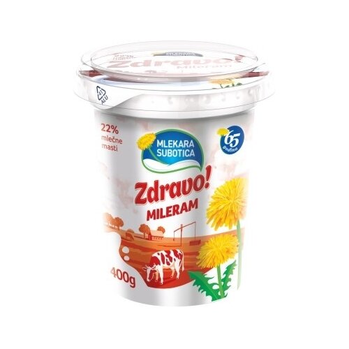 Zdravo Mileram MLEKARA SUBOTICA 22%mm 400g Cene
