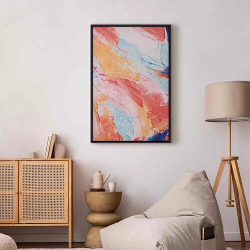  Slika - Spring Shades - A Colorful Mix of Warm and Cool Tones on Canvas 40x60 Slike