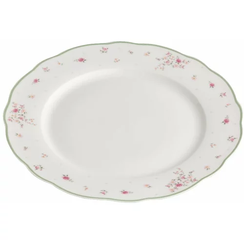 Brandani Bijeli porculanski tanjur za posluživanje Nonna Rosa