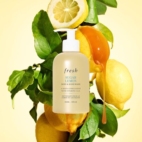 Fresh Sugar Lemon Body &amp;amp; Hand Wash čistilni pripravek za telo 300 ml Slike