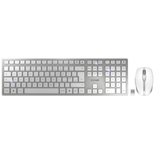 Cherry tipkovnica in mi&amp;scaron;ka dw 9100 slim, bluetooth, bela, usb, uk slo g. Slike