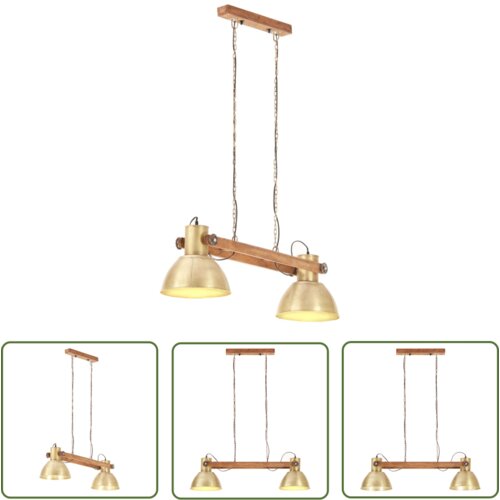  The Living Store Industrijska viseča svetilka 25 W medeninasta 109 cm E27 - Viseča Svetilka, (21745096) Cene
