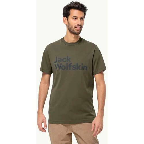 Jack Wolfskin essential logo t m muška majica  - zelena Cene