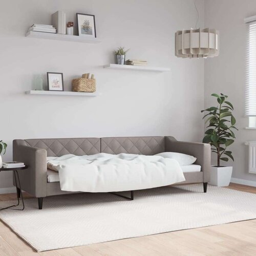  Dnevni krevet smeđesivi 80 x 200 cm od tkanine Cijene