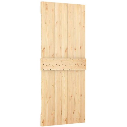  Klizna vrata Prirodna i bijela 85 x 210 cm Čvrsta borovina Cene