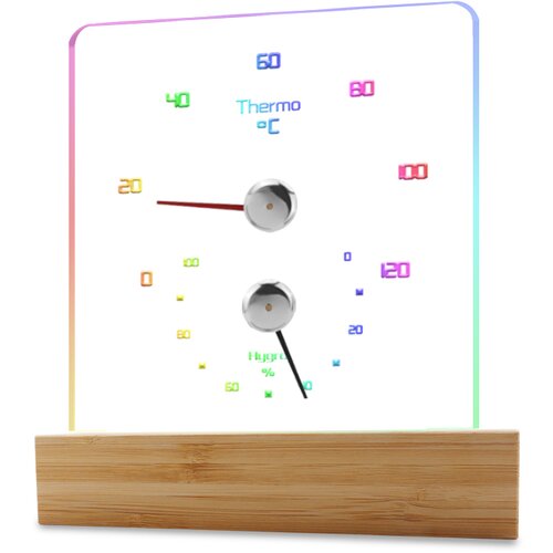 INF Termometer za savno Higrometer z RGB svetlobo, (21537944) Cene