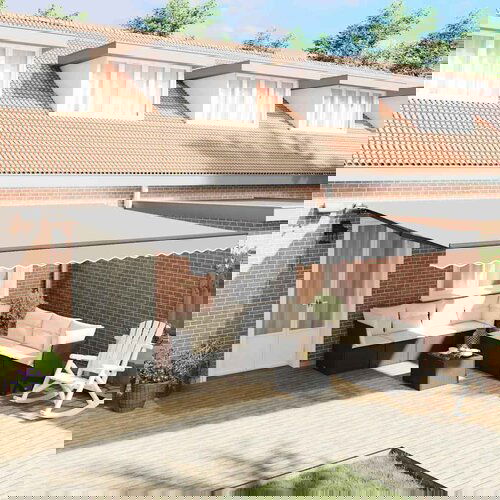 vidaXL Nadstrešnica s Ručna Antracit 4,5 × 3,5 m Metal Cijene