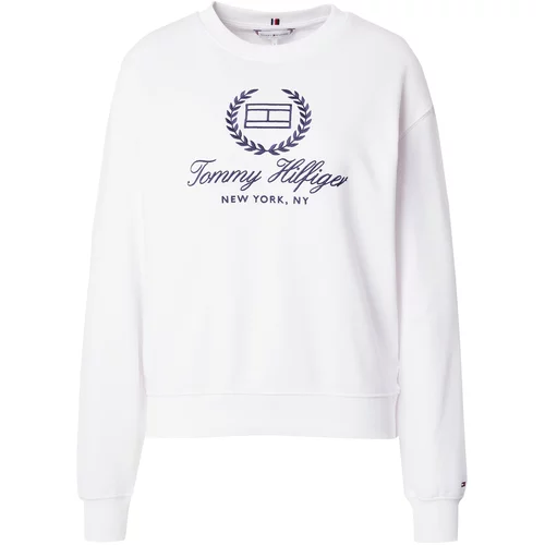 Tommy Hilfiger Sweater majica morsko plava / bijela