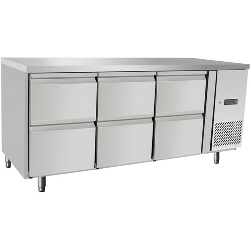 ARKTIC Rashladni pult, sa 6 fioka, 420L, 230V/400W, 1795x700x(H)879mm Cene