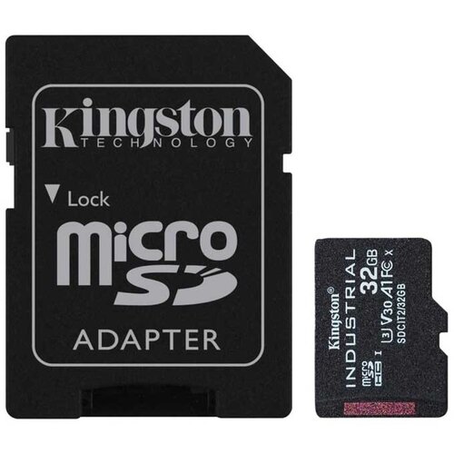 Kingston &amp;quot;CARD 32GB Industrial microSDHC 100MB/s +Adapter&amp;quot; Slike