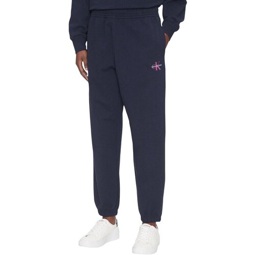 Calvin Klein Jeans Spodnji deli trenirke MONOLOGO FRENCH TERR LV047B235G Modra Slike