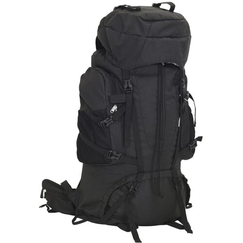  Ruksak za planinarenje crni 80 L od tkanine Oxford Slike